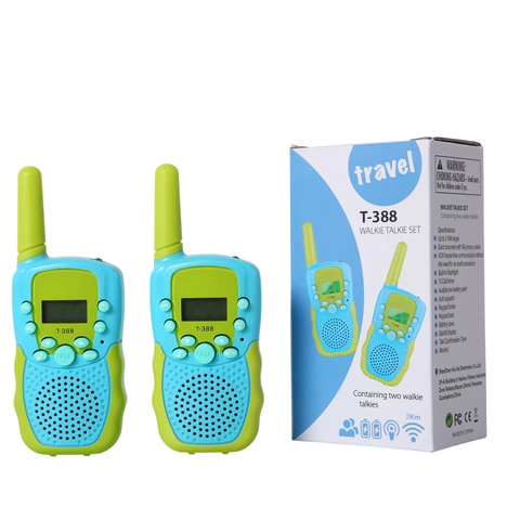 2 Pçs/set Walkie Talkie Recarregável de Longo Alcance Jogo Ao Ar Livre Rádio Brinquedos Infantis Presentes
