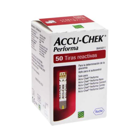 TIRAS ACCU-CHEK PERFORMA 50 UNIDADES - ROCHE