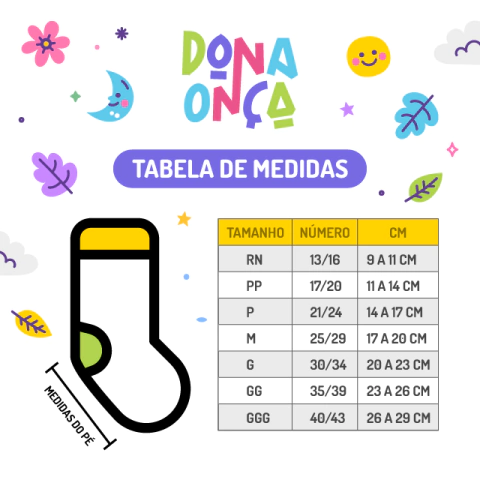 Meia Estrela Preto e Branco - loja online