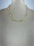 Chocker Elos Cadeado e Bolinhas - Banhado a Ouro 18 k - Seraphinestore