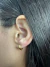 Brinco Argola V 9 mm - Banhado a Ouro 18 k
