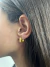 Brinco Argola Quadadra 10 mm - Banhado a Ouro 18 k