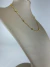 Chocker Elos Cadeado e Bolinhas - Banhado a Ouro 18 k - loja online