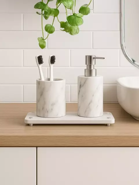 Set 2 bandejas organizadoras absorbente diatomite Yabuz Marbel