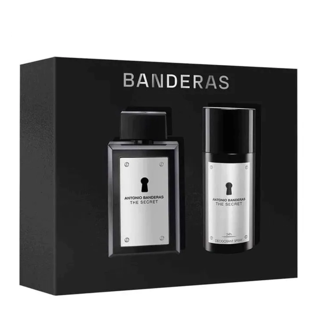Kit Perfume Masculino Antonio Banderas The Secret 100ml + Desodorante 150ml