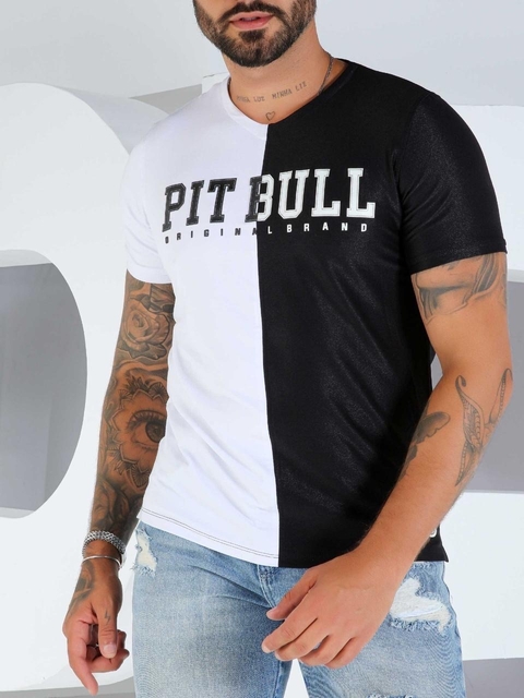 Camiseta Masculina Bicolor - Pit Bull - comprar online