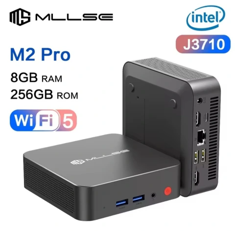 Mini Pc MLLSE M2 Pro Ram 8GB Rom 256GB Intel J3710 Windows 10 PRO
