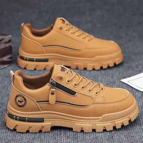 Bota cano baixo casual masculino ultima linha 2025