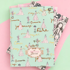 Caderno Brochura Colegial Diario da Princesa 80 folhas decoradas - Animativa - PapeloByBre