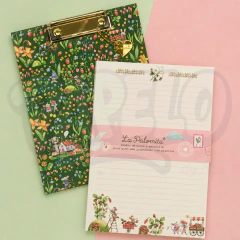Prancheta Estampada A5 + 30 Folhas Decoradas Fazenda de Morangos - Buendia