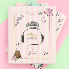 Caderno Brochura Colegial Diario da Princesa 80 folhas decoradas - Animativa - comprar online