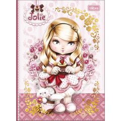 Caderno Brochura Colegial Jolie 160 Folhas - Tilibra - loja online