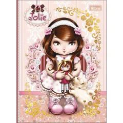 Caderno Brochura Colegial Jolie 160 Folhas - Tilibra - PapeloByBre