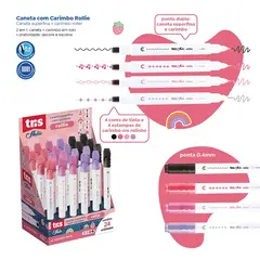 Caneta Superfina com Carimbo Rollie Holic Charm - Tris - comprar online