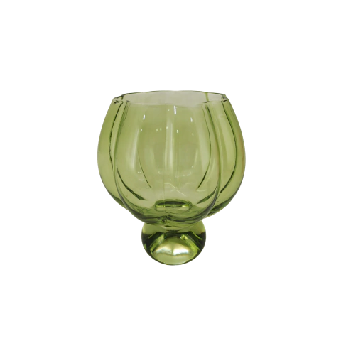 Taça Vidro Autumn Orbe Verde 620ml Unidade