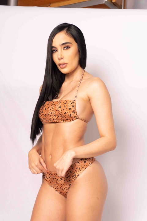 vestido de baño VLANCHE ANIMAL PRINT