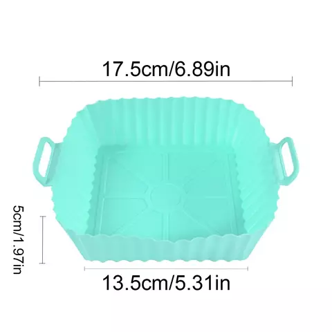 Forro de Silicone para Fritadeira a Ar – Reutilizável, Antiderrapante e Resistente ao Calor