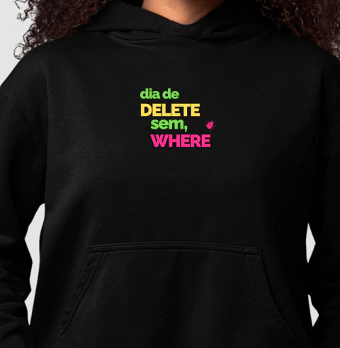 Hoodie Moletom Dia De Delete Sem Where