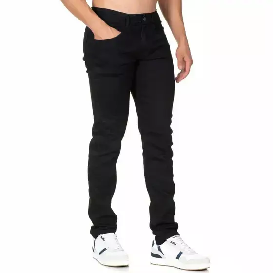 Calça Jeans Preta Skinny Masculina Com Elastano Premium - Memorize Jeans