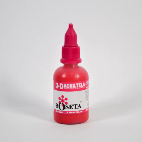 Acriltela 3D Rojo Roseta