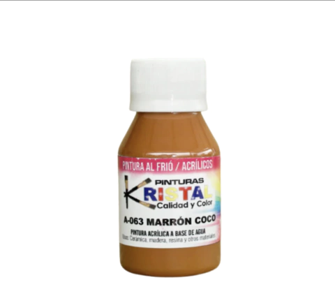 Pintura Acrílica Marrón Coco Kristal