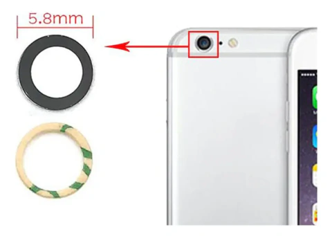 Repuesto Lente De Cámaras Para Iphone 6 / 6s