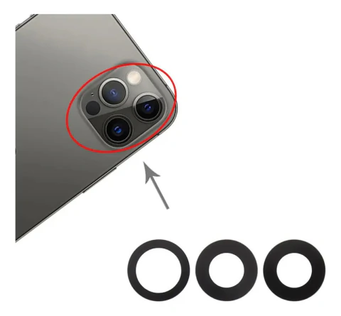 Kit X3 Vidrio Lente De Cámaras Para Xiaomi Redmi Poco X7