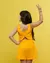conjuntinho liso com laço amarelo - comprar online