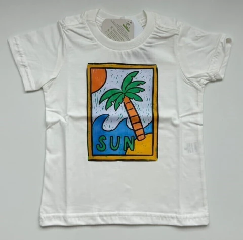 camiseta coqueiro sun branca