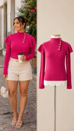 Blusa Loft747 Rosa (Tam M)
