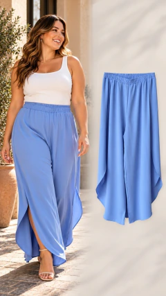 Calça Azul Tecido (Tam EGG)