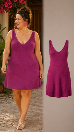 Vestido Dzarm Roxo (GG 44/46)