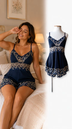 Conjunto Pijama azul