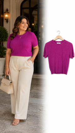 Blusa Rosa Liu