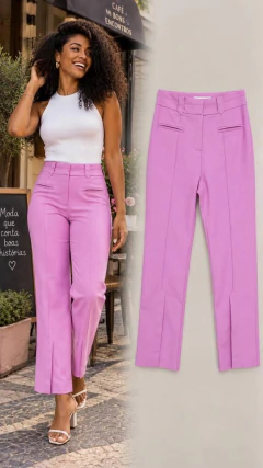 Calça Rosa Unique Chic