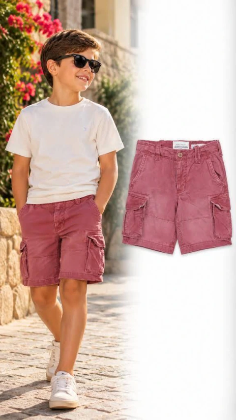 Short Abercrombie Vermelho (Tam P)