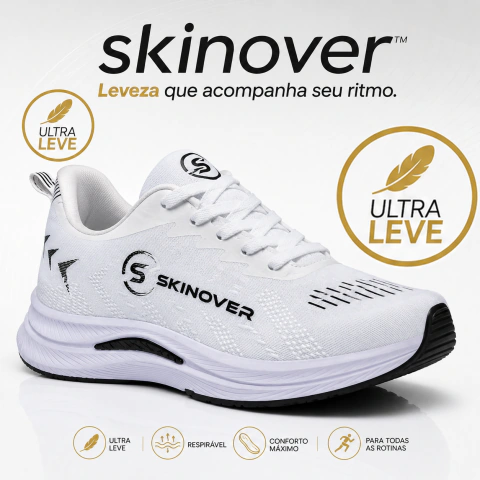 Tênis Leve Ideal Para Academia, Trabalho e Lazer Skinover Unissex