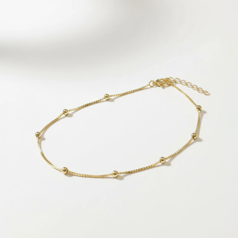 Tornozeleira Folheada