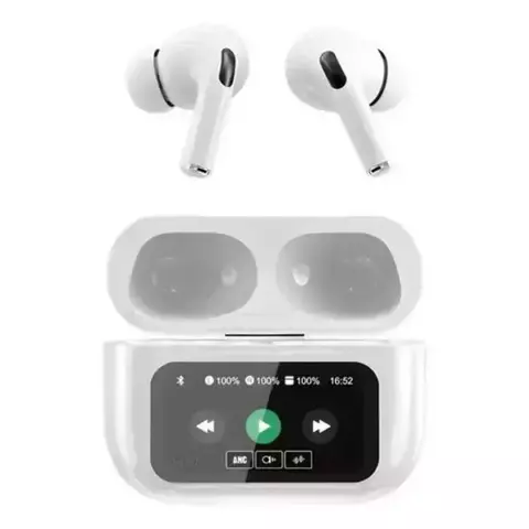 Bluetooth Headphones With LCD Touch Screen Noise Cancelling