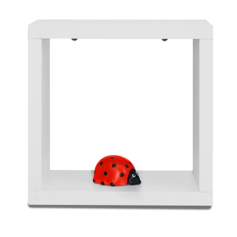 Nicho Quadrado Coleções Mdf 25x25x25 Mdf Branco