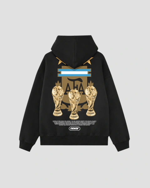 BUZO OVERSIZE ARGENTINA TRICAMPEÓN