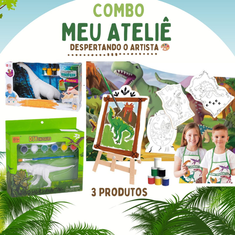 Combo Meu Ateliê Dinossauros