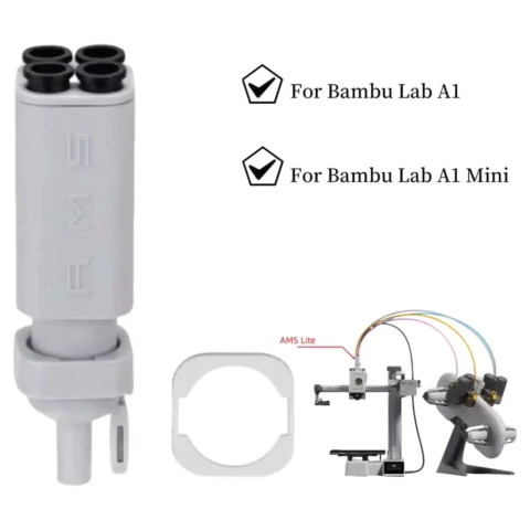 Adaptador PTFE 5 Vías para Bambu Lab A1 / A1 Mini – Conector Múltiple Filamento - comprar online