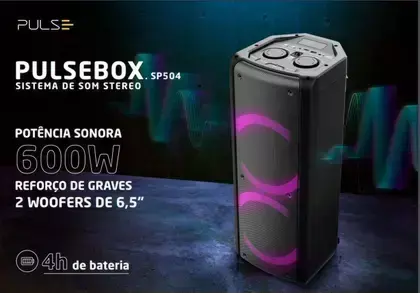 CAIXA DE SOM PULSE SP504