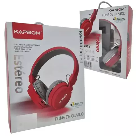 FONE BLUETOOTH HEADSET KAPBOM KA-933
