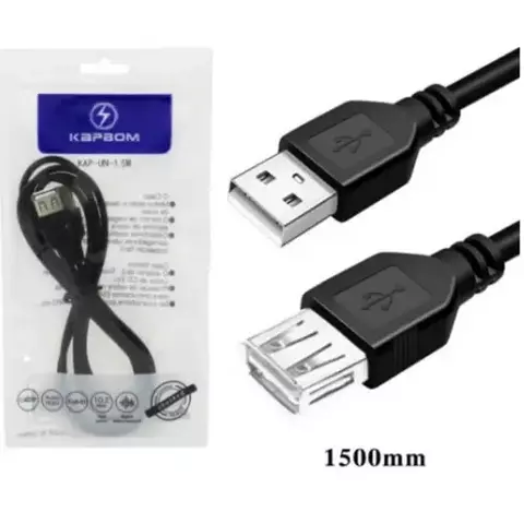 CABO EXTENSOR MACHO X FÊMEA KAP-UN-1.5M