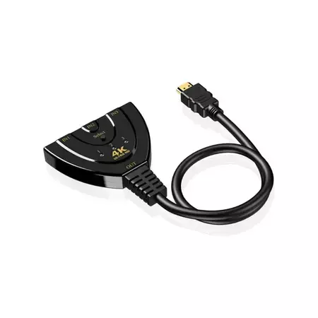 CABO SWITCH HDMI 4K 3ENTRADAS KP-AD133