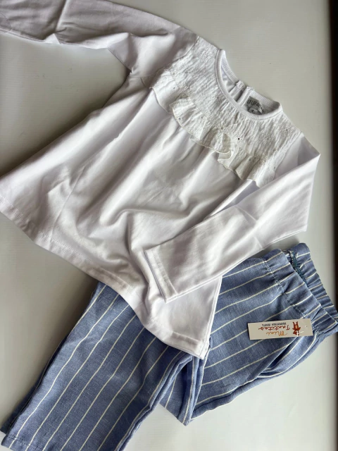 REMERA LARGA | LUCIA | COTTON BORDADO