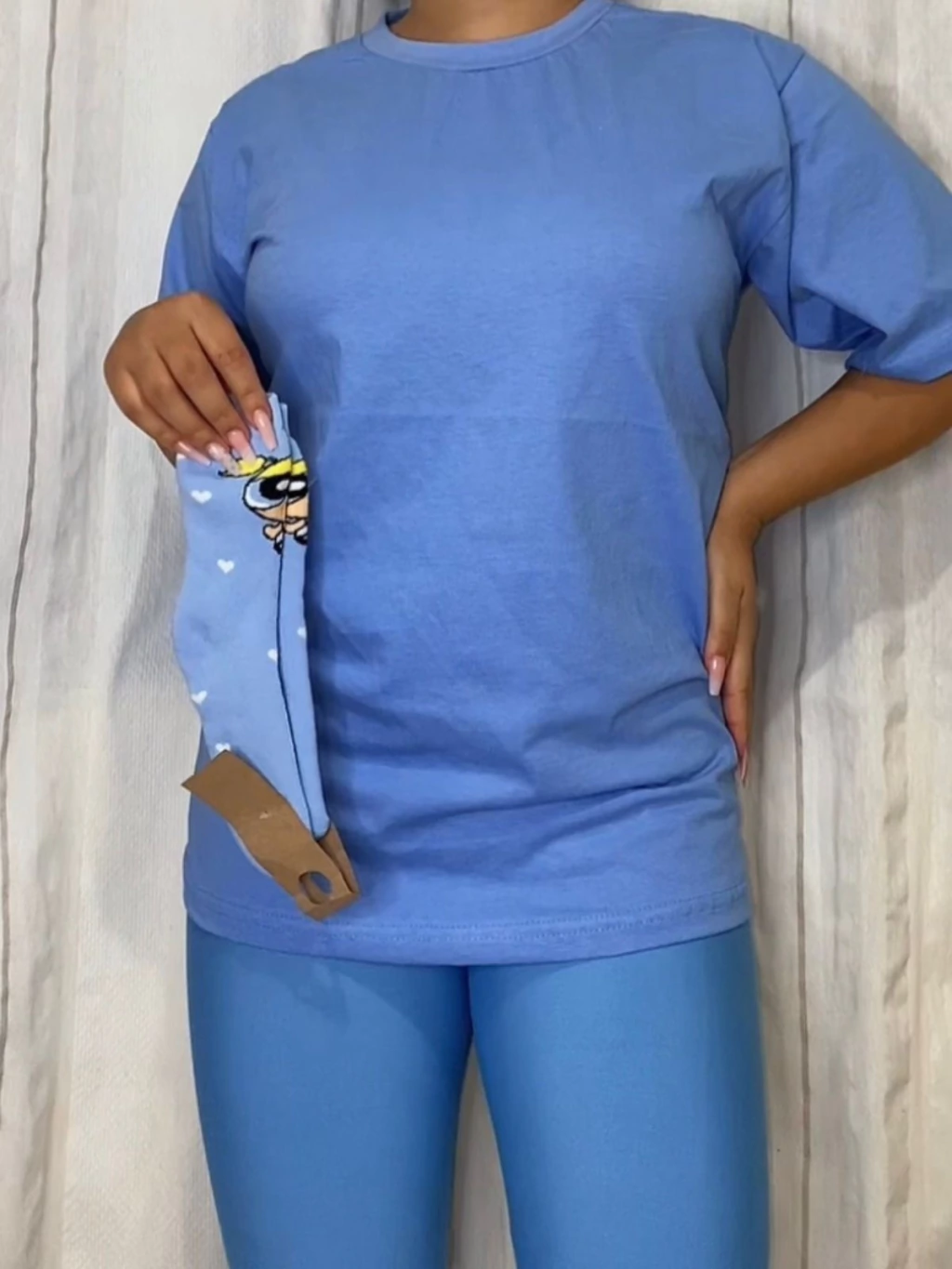 Kit Liso Azul Bebê (sem meia) M