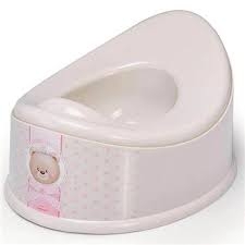 Urinol penico decorado ursa rosa